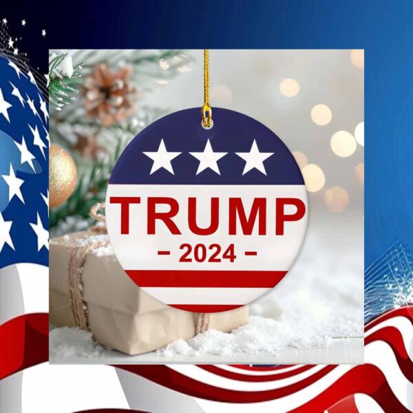 Trump President 2024 Ornament