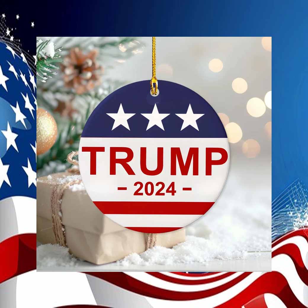 Trump President 2024 Ornament