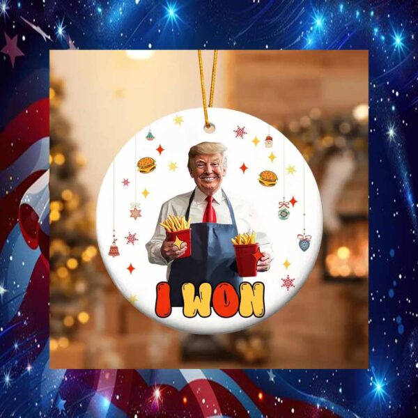 Trump President I Won Ornament