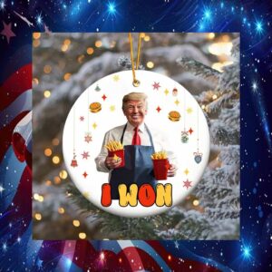 Trump President I Won Ornament