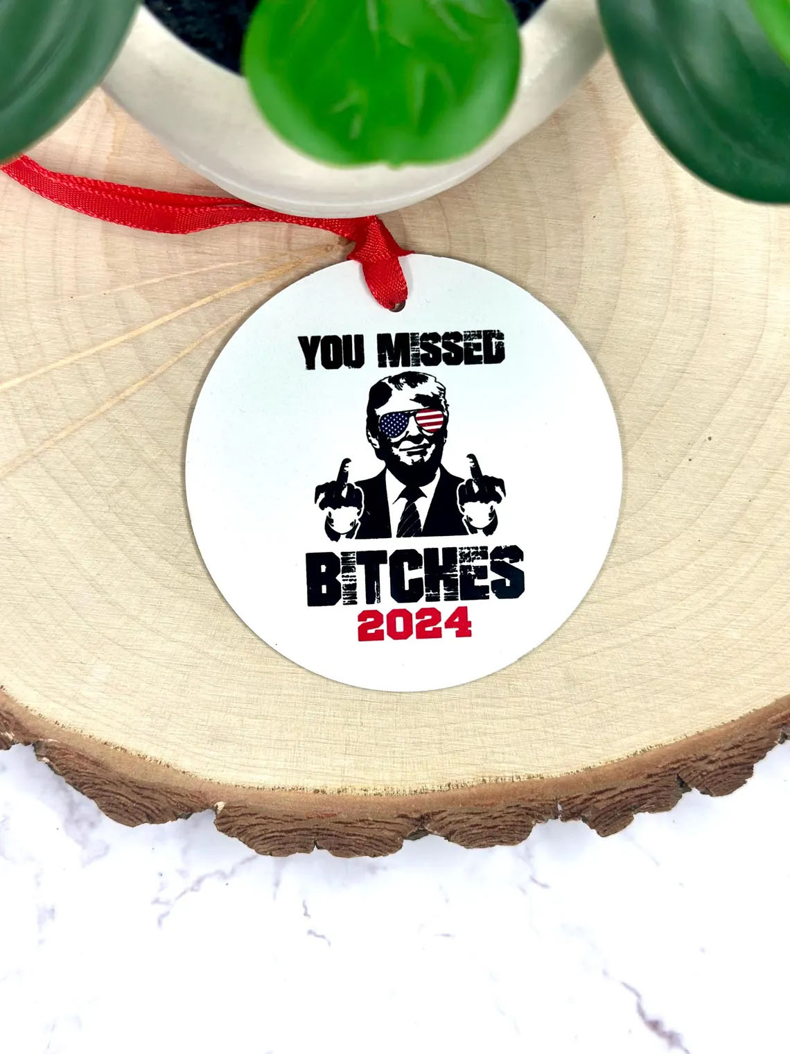 Trump Republican Gifts Ornament