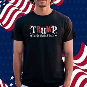 Trump Santa Checked Twice Shirt