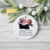 Trump Shooting Ornament, Trump Rally Shooting 2024 Ornament, Donald Trump Gift, Attempted Assassination, Patriotic Gift, Trump 2024 Survived