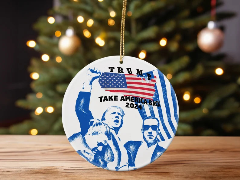 Trump Take America Back 2024 Ornament