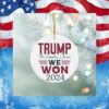 Trump The People's Choise We Won 2024 Ornament