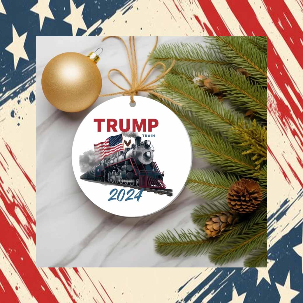 Trump Train 2024 Donald Trump Ornament