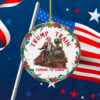 Trump Train Coming To Town Christmas Ornament