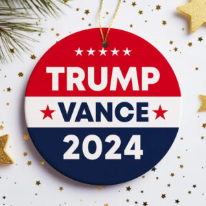 Trump Vance 2024 Christmas Ornament