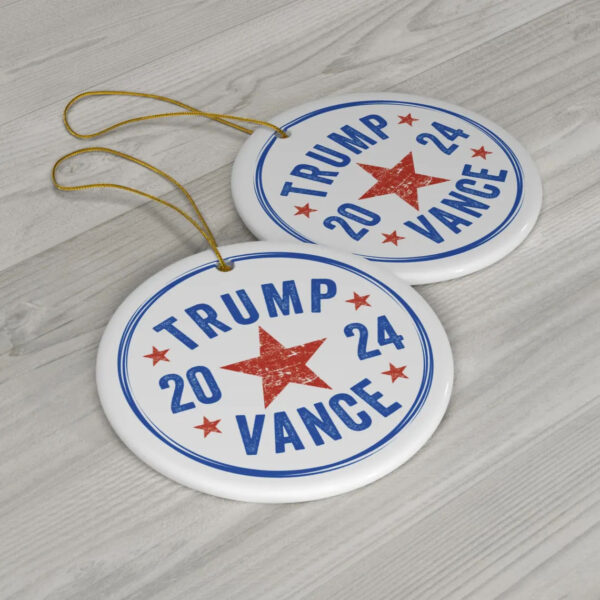 Trump Vance 2024 , Trump Vance Christmas Ornaments