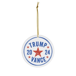 Trump Vance 2024 , Trump Vance Christmas Ornaments