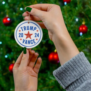 Trump Vance 2024 , Trump Vance Christmas Ornaments