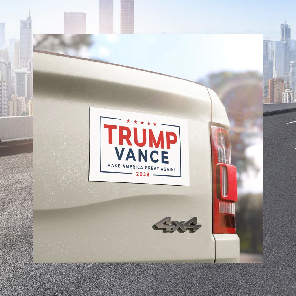 Trump Vance Car Magnet MAGA Political 2024