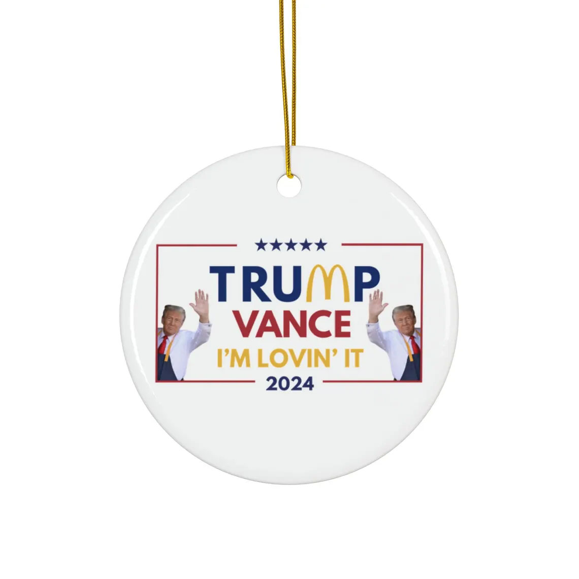 Trump Vance Magadonald Ornament