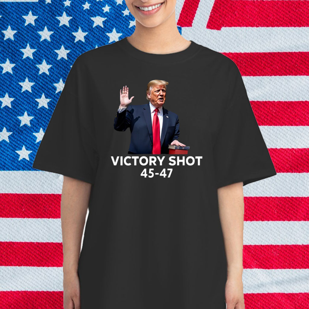 Trump Victory Shot 45-47 Shirt