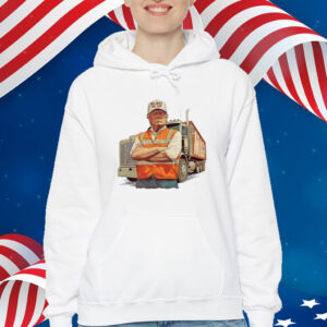 Trump With Garbage Truck, Humorous Trump Christmas Shirt