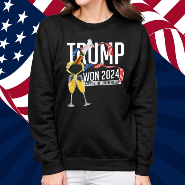 Trump Won Again 2024 Shirt