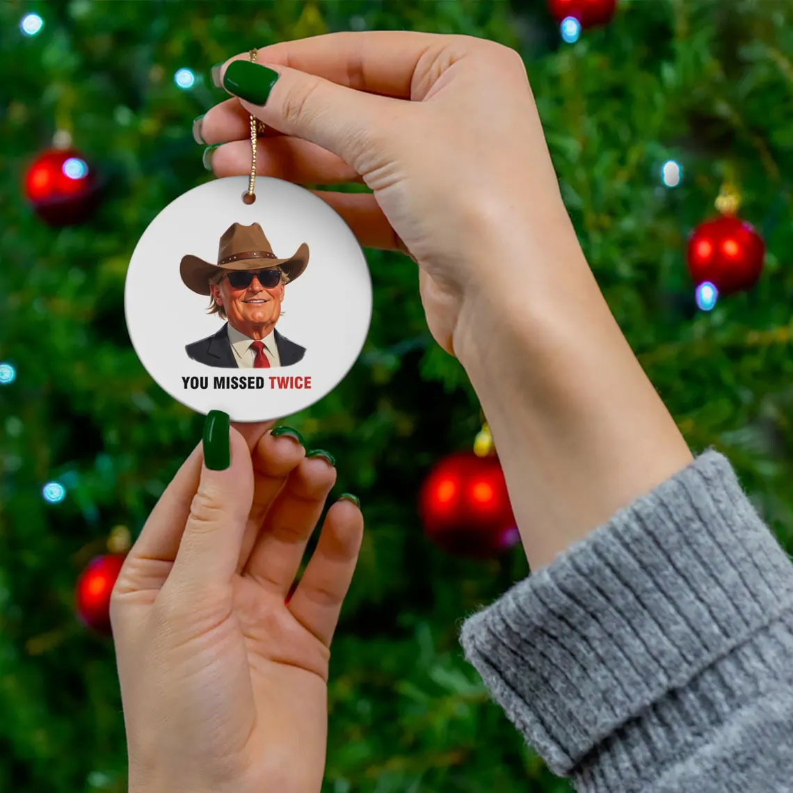 Trump You Missed Ornament