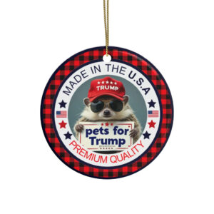 Trump ornament MAGA Ceramic Christmas Ornament