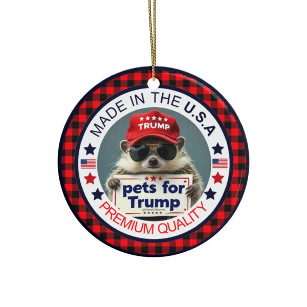 Trump ornament MAGA Ceramic Christmas Ornament