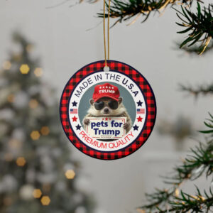 Trump ornament MAGA Ceramic Christmas Ornament