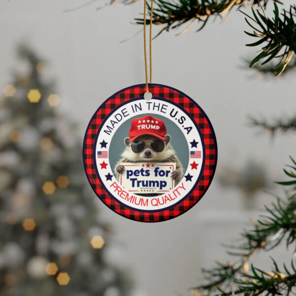 Trump ornament MAGA Ceramic Christmas Ornament