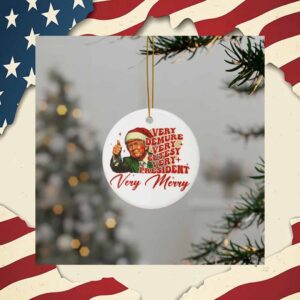 Very Demure Very Cutesy Very President very Merry Ornament