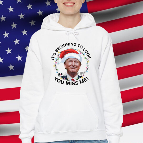 Xmas Trump It's Beginning To Look a Lot Like You Missed Me Shirt