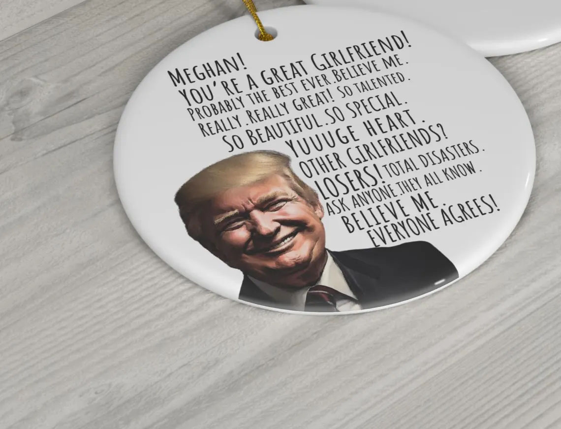 You're A Great Girlfriend Trump 2024 Ornament