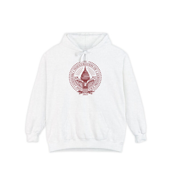 2025 Trump Inaugural Seal White Crewneck Fleece Hoodie