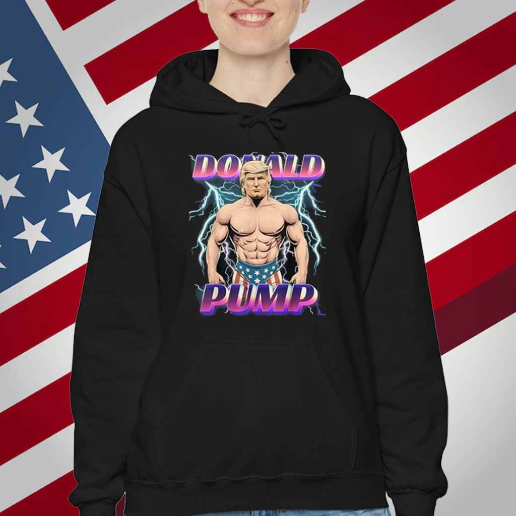 Donald Pump Swole America Again Gym Fitness Trump 2024 Shirt