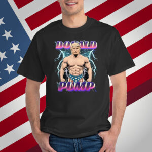 Donald Pump Swole America Again Gym Fitness Trump 2024 Shirt