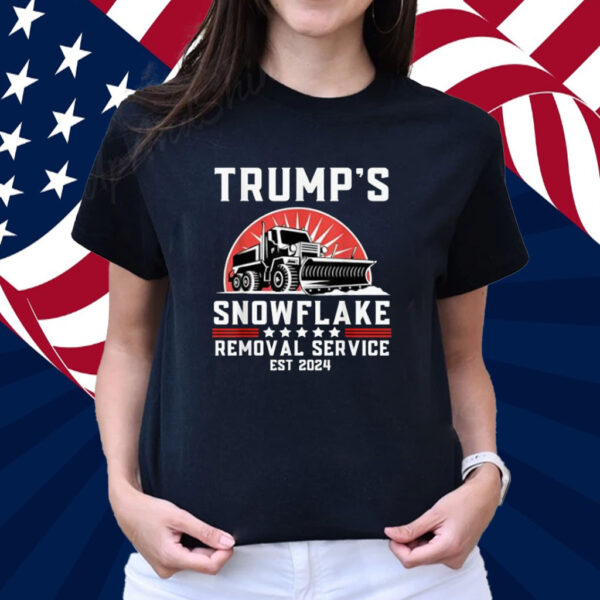 Donald Trump 2024 Trump's Snowflake Rmoval Service T-Shirt