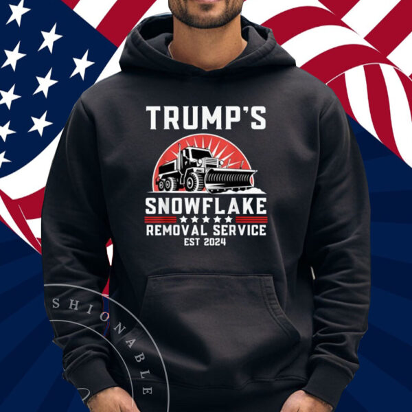 Donald Trump 2024 Trump's Snowflake Rmoval Service T-Shirt