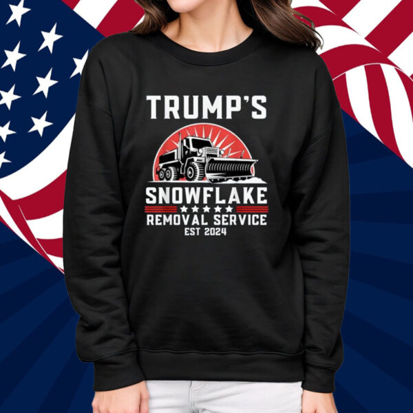 Donald Trump 2024 Trump's Snowflake Rmoval Service T-Shirt