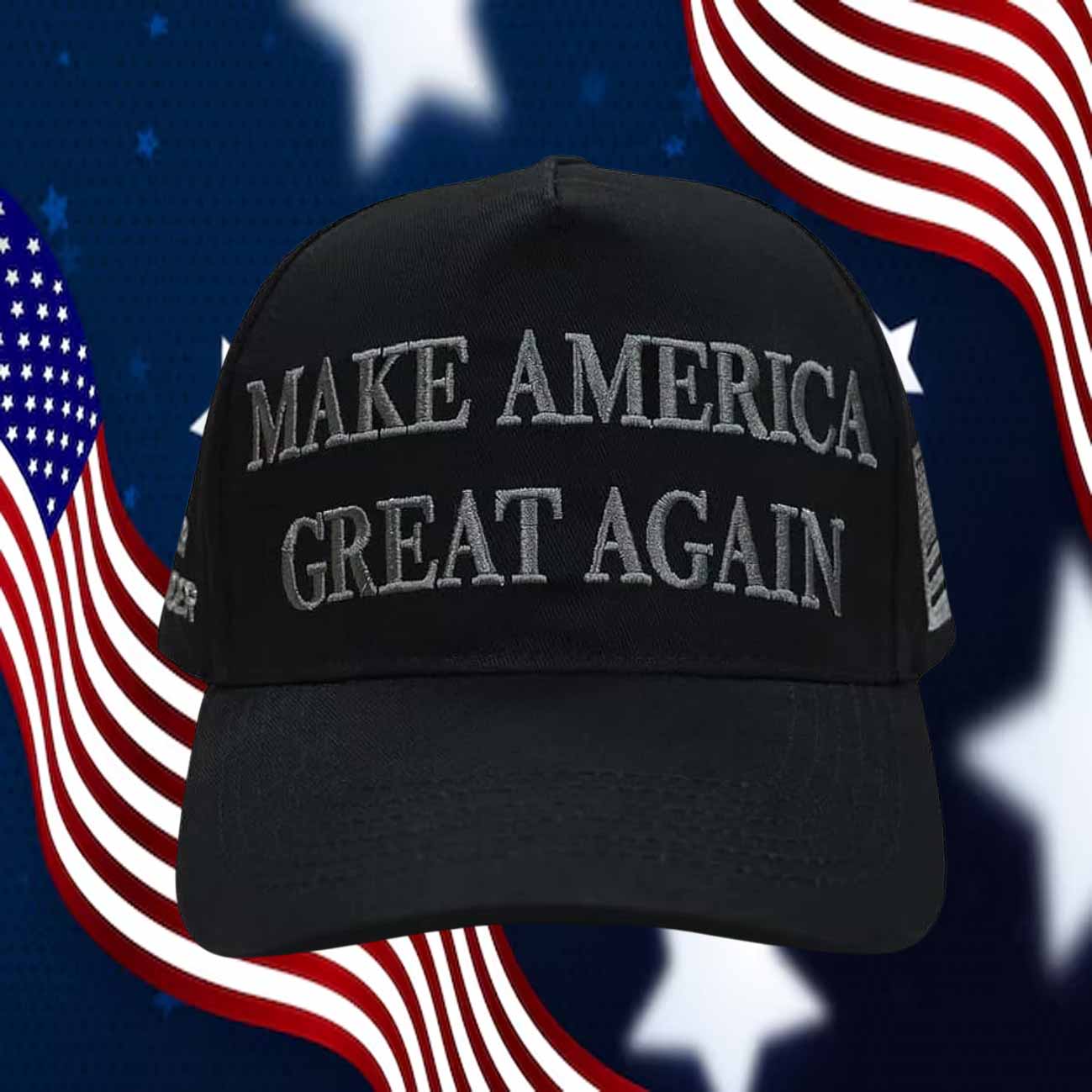 Donald Trump Dark MAGA 2025 Hat