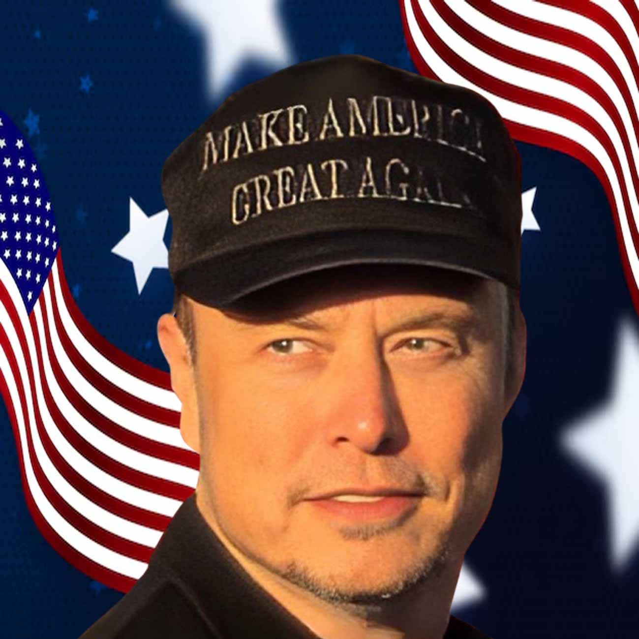 Donald Trump Dark MAGA 2025 Hat