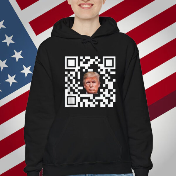 Funny QR President Trump Dance Code T-Shirt