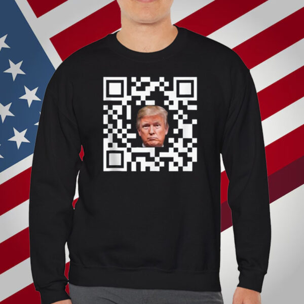 Funny QR President Trump Dance Code T-Shirt