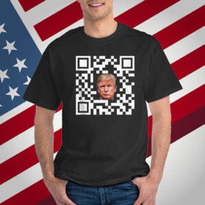 Funny QR President Trump Dance Code T-Shirt