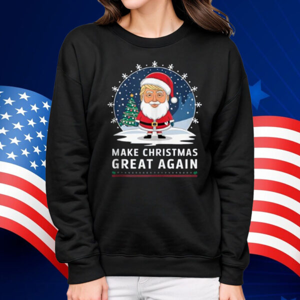 Make Christmas Great Again - Funny Santa Holiday Shirt