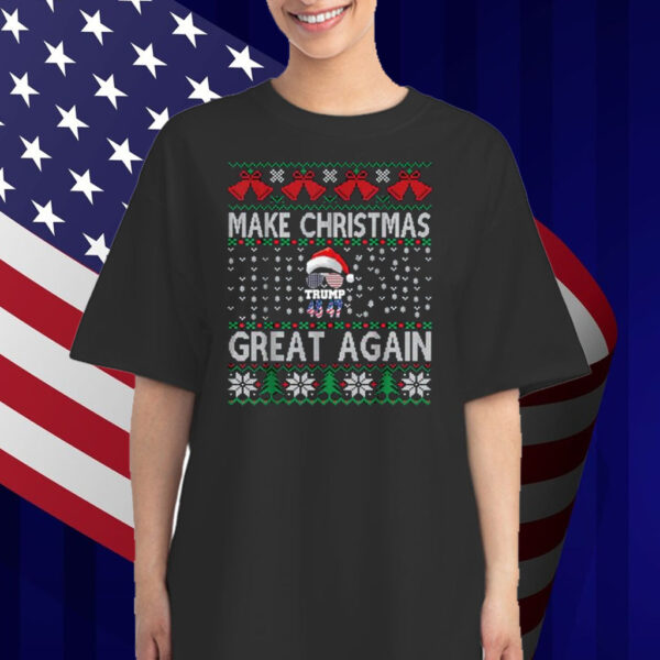 Make Christmas Great Again Santa ugly sweater trump Shirt