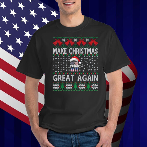 Make Christmas Great Again Santa ugly sweater trump Shirt