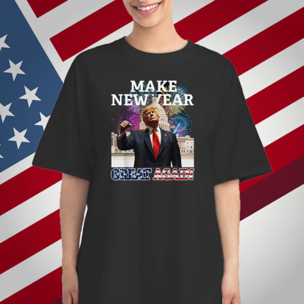 Make New Year Great Again Trump Patriotic Golfers Shirt