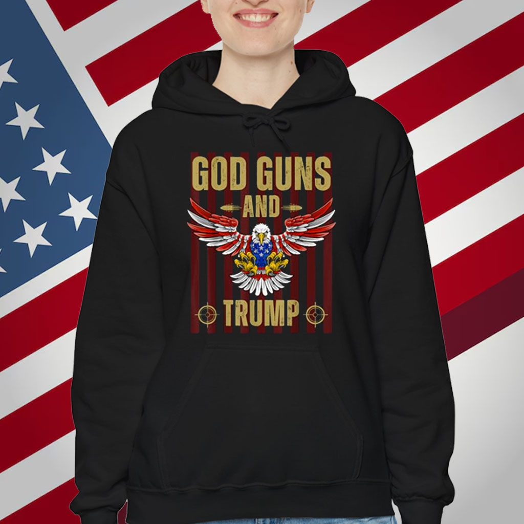 Patriotic Eagle God Guns and Trump Men's Wear Shirt