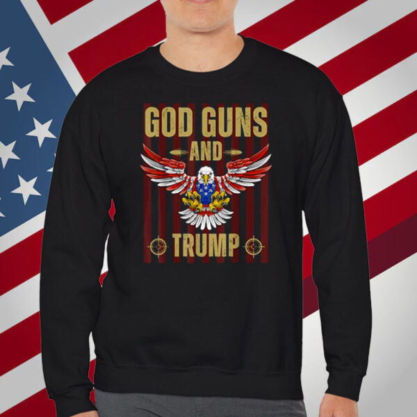 Patriotic Eagle God Guns and Trump Men's Wear Shirt