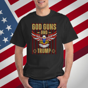 Patriotic Eagle God Guns and Trump Men's Wear Shirt