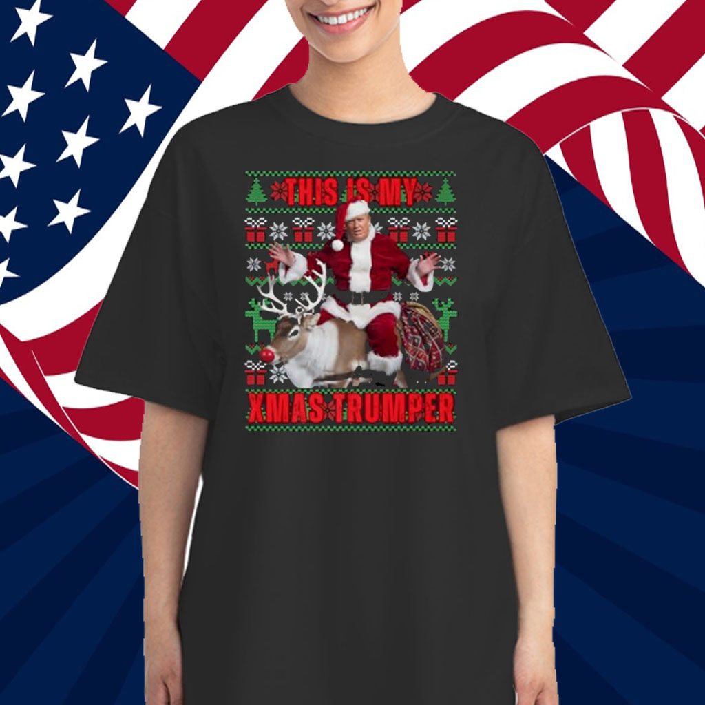 This Is My Christmas Trumper, Trump MAGA Pajamas Ugly 2025 Shirt