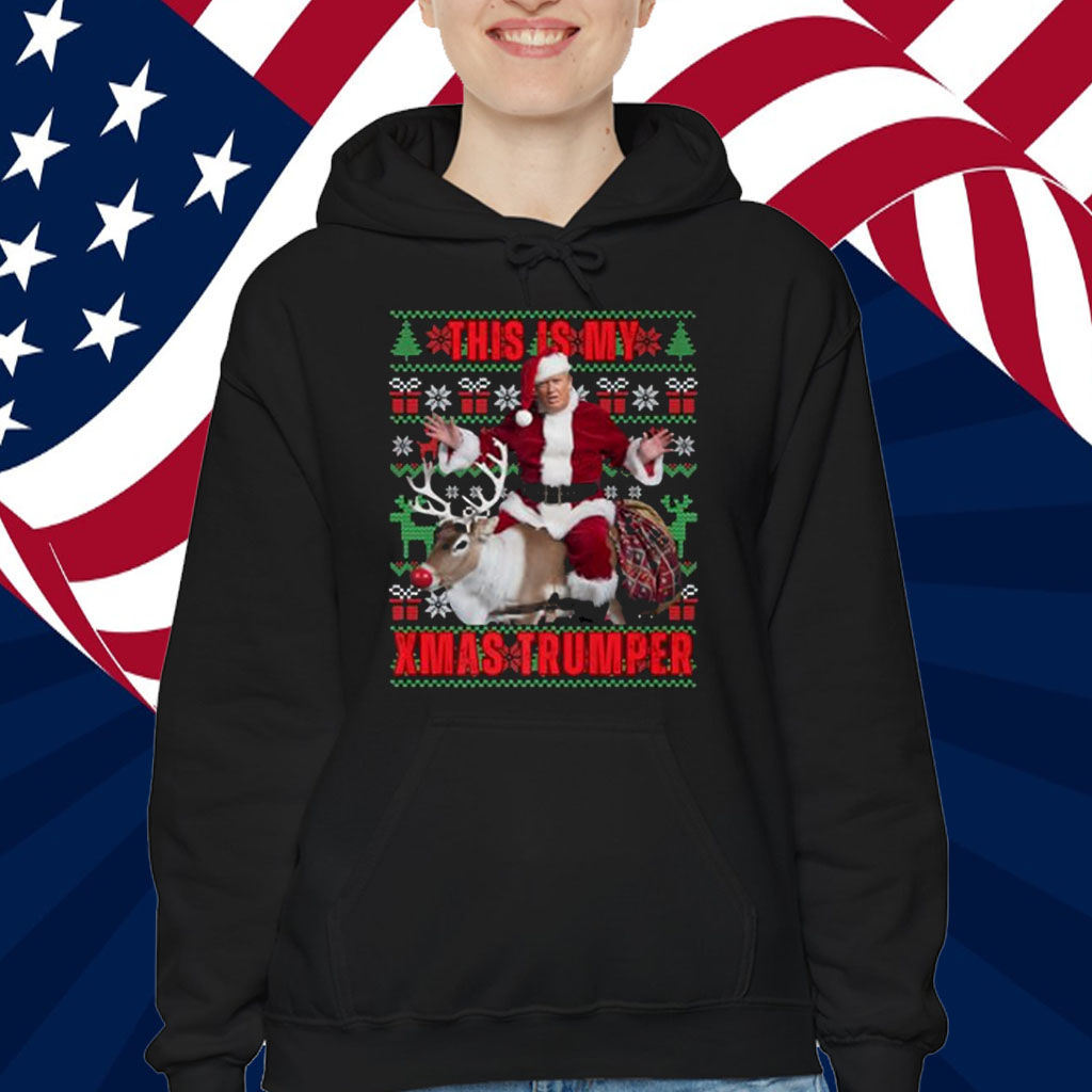 This Is My Christmas Trumper, Trump MAGA Pajamas Ugly 2025 Shirt