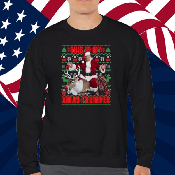 This Is My Christmas Trumper, Trump MAGA Pajamas Ugly 2025 Shirt