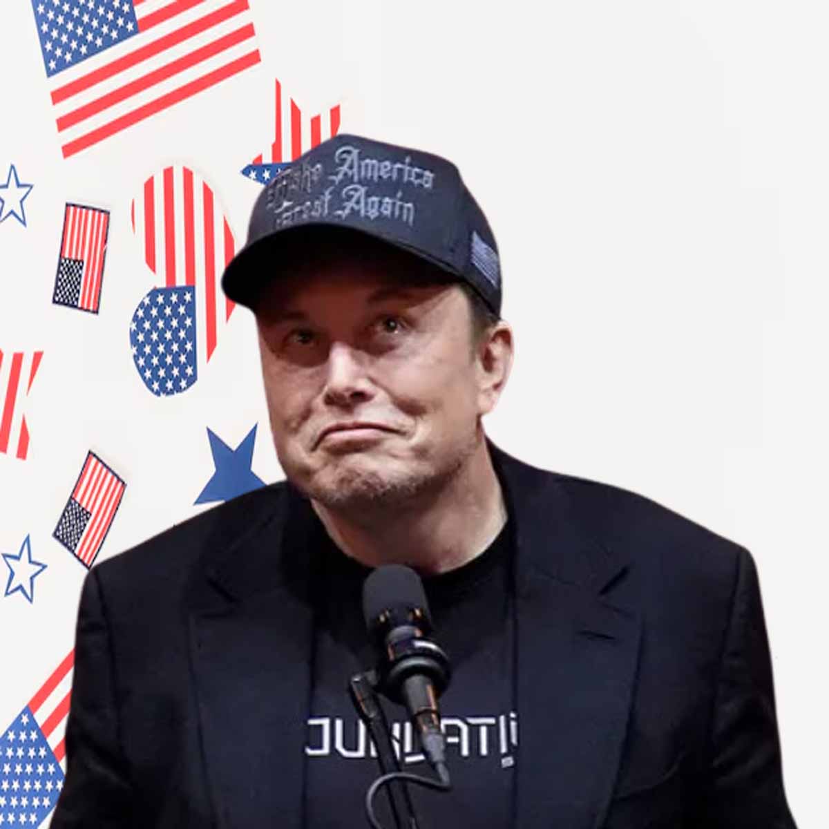 Trump Dark Gothic Maga 2025 Hat